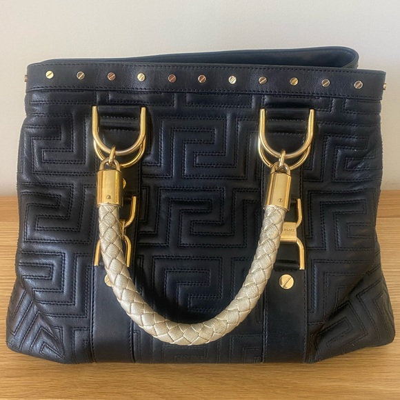 Gianni Versace Leather Top Handle Bag - Picture 4 of 15